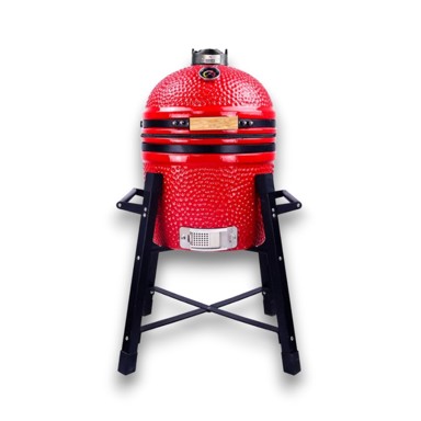 BARBECA Roštilj na ugljen Kamado 15", crveni